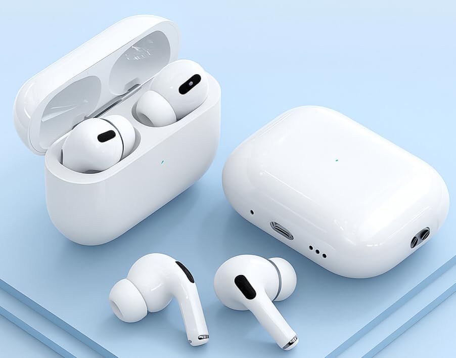 Airpods Pro 2 2nd Generation ANC Supported Buzzer Sound Case Wireless Earbuds Original Quality with high bass boosted sound airpods pro 2 master copy airpods max