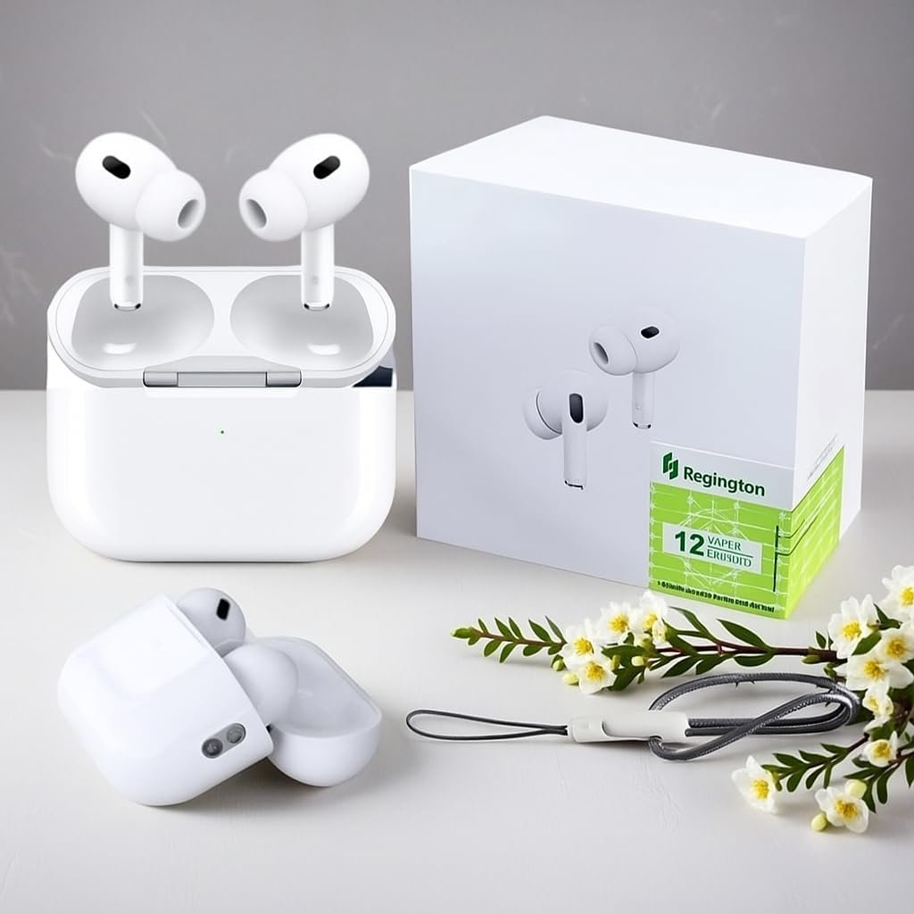 Airpods Pro 2 2nd Generation ANC Supported Buzzer Sound Case Wireless Earbuds Original Quality with high bass boosted sound airpods pro 2 master copy airpods max