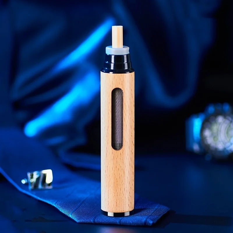 Portable Pocket Ashtrays Outdoor Fireproof Cigarette Cover Mini Walnut Smoking Accessories Ash Tray for Car Travel Ashtray