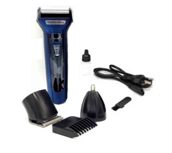 3-in-1 Electric Grooming Kit for Men – Rechargeable Hair Clipper, Beard & Nose Trimmer, Foil Shaver – Multifunction Shaving & Styling Machine