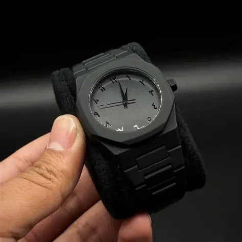 Aura Watch – Premium Aura Watch for Men – Stylish Black Aura Watch with Arabic Dial – Luxury Aura Watch Black Arabic Edition