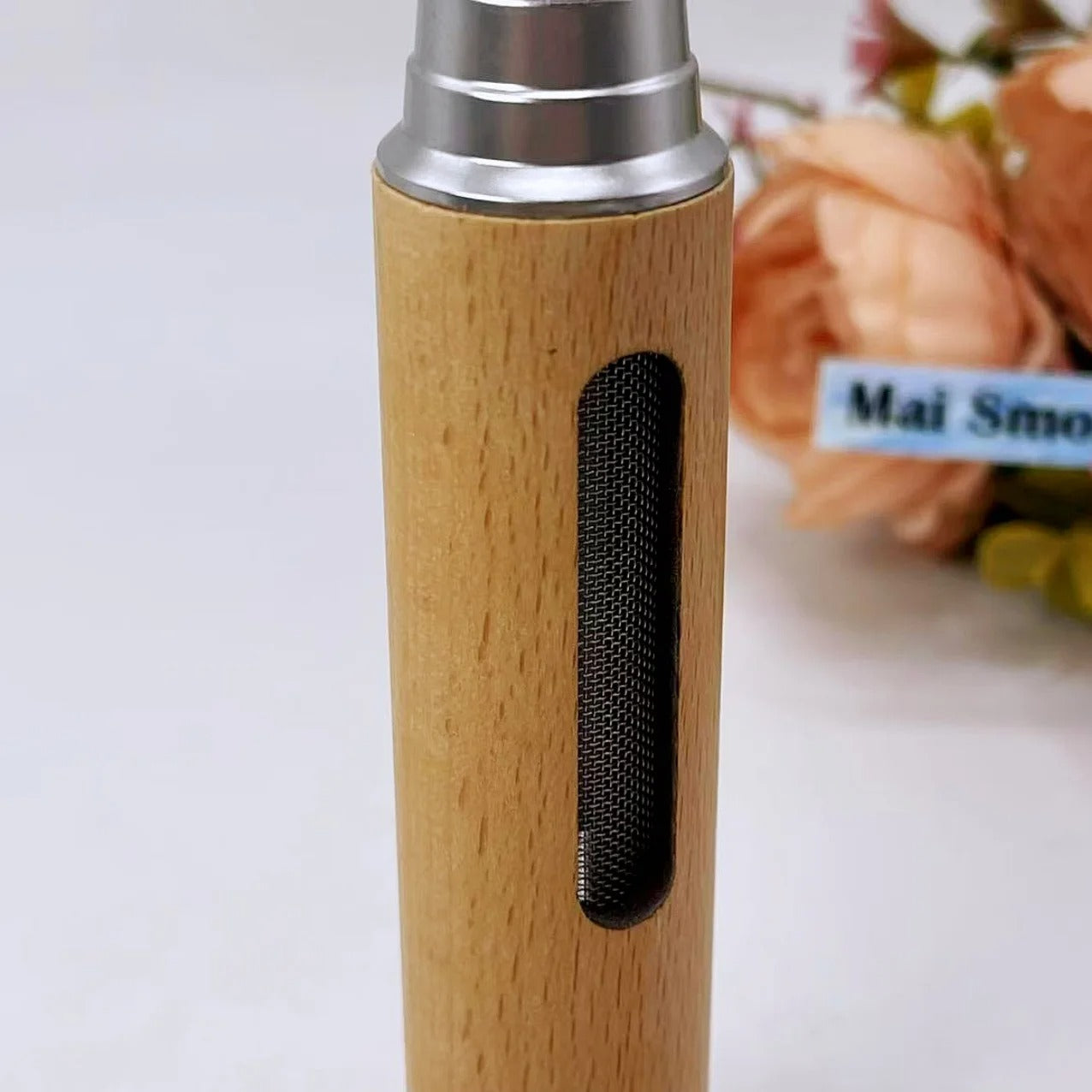 Portable Pocket Ashtrays Outdoor Fireproof Cigarette Cover Mini Walnut Smoking Accessories Ash Tray for Car Travel Ashtray