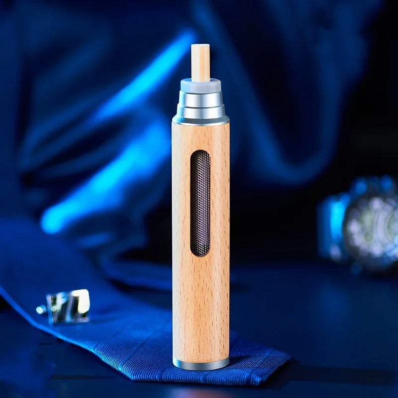 Portable Pocket Ashtrays Outdoor Fireproof Cigarette Cover Mini Walnut Smoking Accessories Ash Tray for Car Travel Ashtray