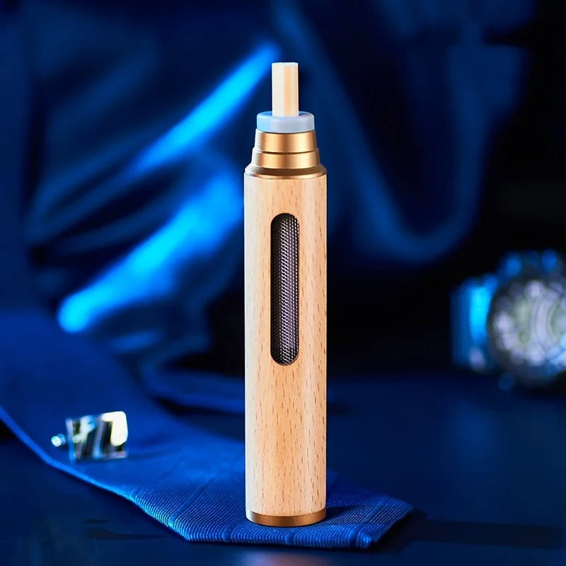 Portable Pocket Ashtrays Outdoor Fireproof Cigarette Cover Mini Walnut Smoking Accessories Ash Tray for Car Travel Ashtray